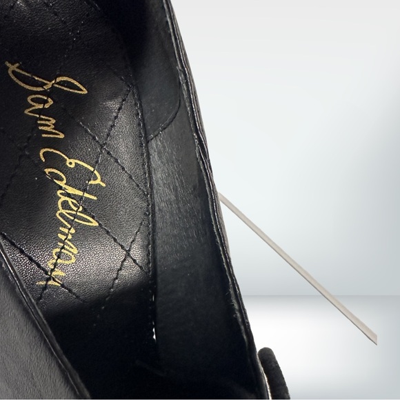Sam Edelman Black,Cream Heeled Oxfords 8 1/2 NWT - Picture 6 of 7